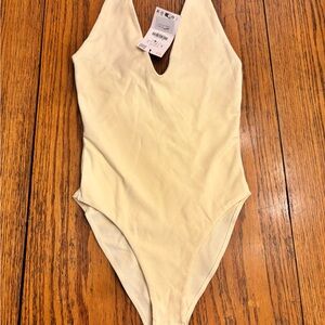 H&M yellow Bodysuit